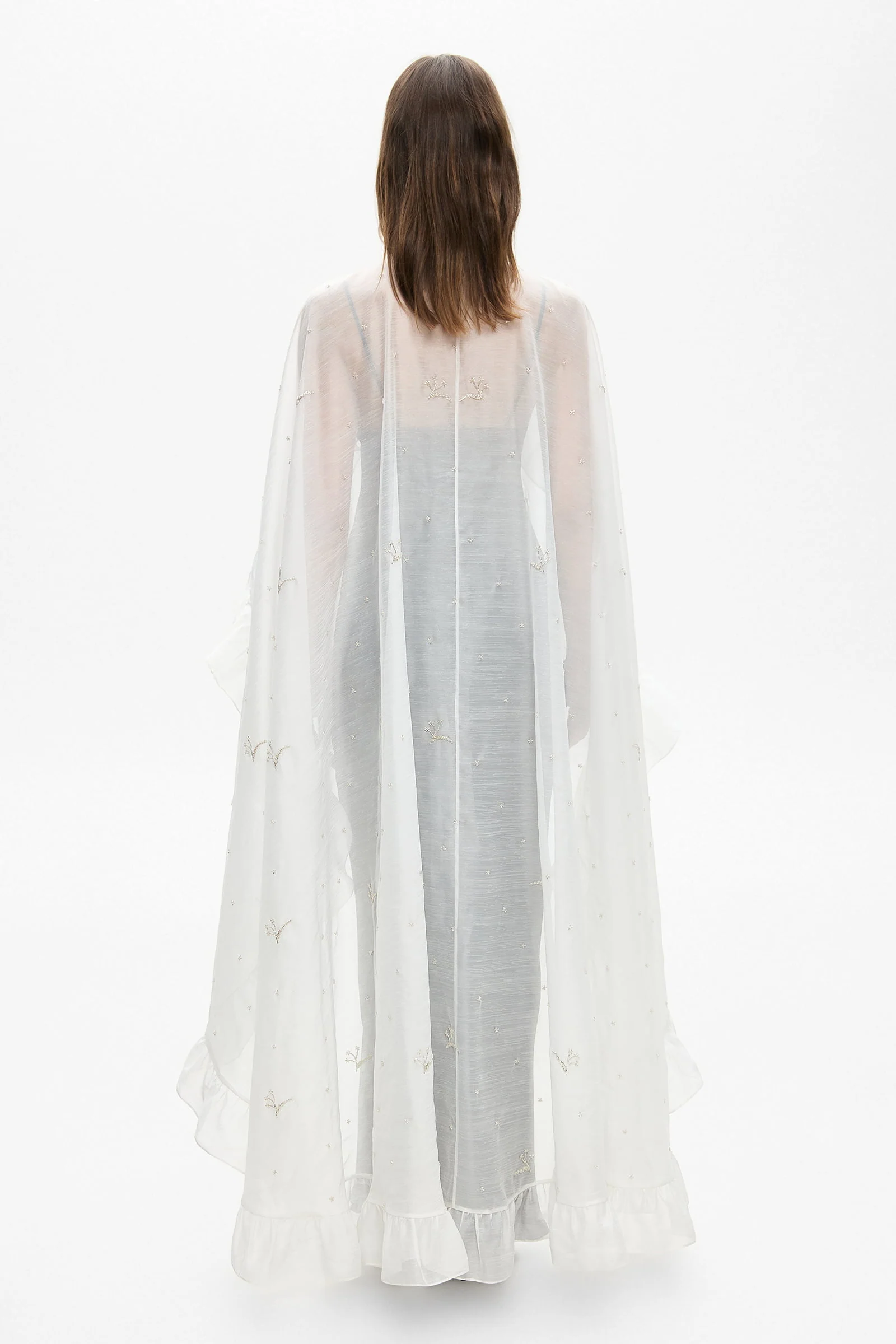 Hand-Embroidered Bernadette Cape - Image 5